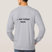 ノースカロライナに…行きました Tシャツ (裏面)