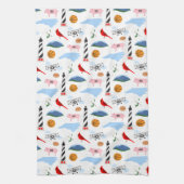 ノースカロライナのアイコンのキッチンタオル キッチンタオル (縦)