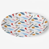 ノースカロライナのアイコン紙プレート ペーパープレート (アングル)