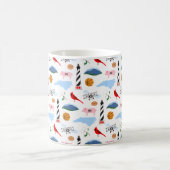 ノースカロライナのアイコンCoffee Mug コーヒーマグカップ (中央)