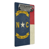 ノースカロライナのグランジなイラストレーション ミニクリップボード (アングル)