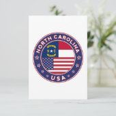 ノースカロライナのステッカー、電話ケース、トートバッグ カード (スタンド正面)