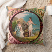 ノースカロライナのタバコの広告1879年 クッション (ブランケット)