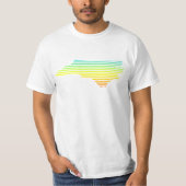 ノースカロライナのチルフェード Tシャツ (正面)
