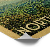 ノースカロライナのヴィンテージ旅行ポスター ポスター (角)