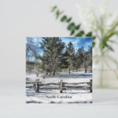 ノースカロライナの冬の風景 シーズンカード (スタンド正面)