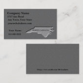 ノースカロライナの名刺の石の外観 名刺 (正面/裏面)