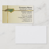 ノースカロライナの地図の名刺 名刺 (正面/裏面)