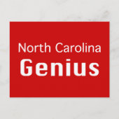 ノースカロライナの天才の贈り物 ポストカード (正面)