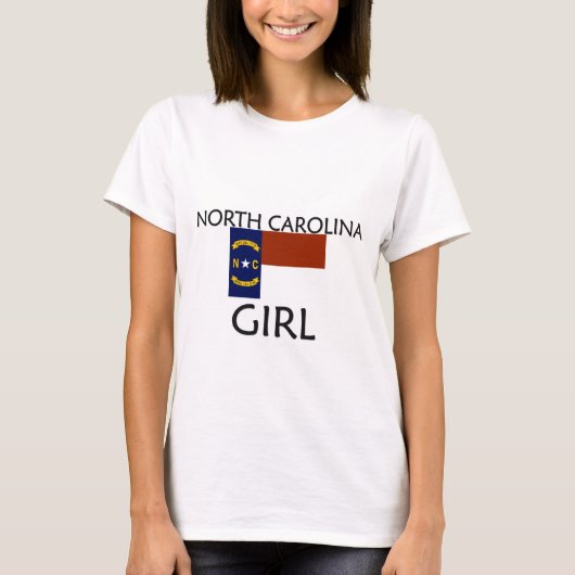 ノースカロライナの女の子 Tシャツ (正面)