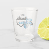 ノースカロライナの小グラス ショットグラス (裏面)