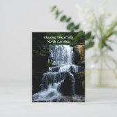 ノースカロライナの山々の写真 ポストカード (スタンド正面)