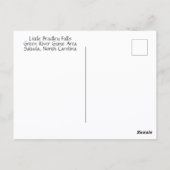 ノースカロライナの山々の写真 ポストカード (裏面)