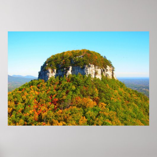 ノースカロライナの山の風景 ポスター (正面)