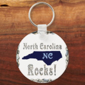 ノースカロライナの岩石 – キーチェーン (正面)