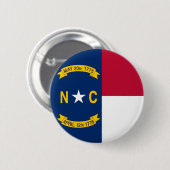ノースカロライナの州の旗 缶バッジ (正面&裏面)