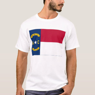 ノースカロライナの州の旗 Tシャツ
