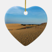 ノースカロライナの海岸 セラミックオーナメント (裏面)