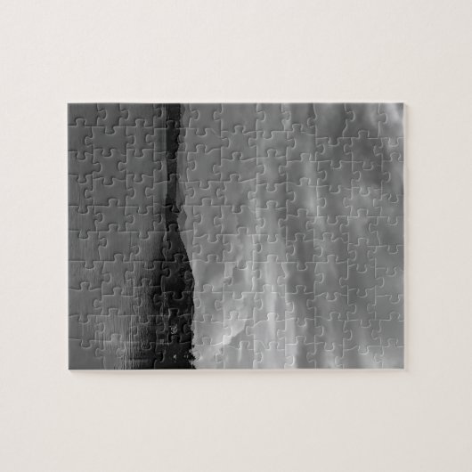 ノースカロライナの湖の景色の写真 ジグソーパズル (横)