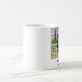ノースカロライナの灯台 コーヒーマグカップ (中央)