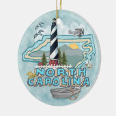 ノースカロライナの灯台 セラミックオーナメント (左)