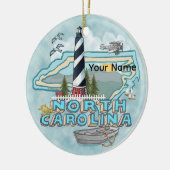 ノースカロライナの灯台 セラミックオーナメント (左)