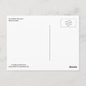 ノースカロライナの祖父の山ヴィンテージ ポストカード (裏面)