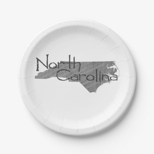 ノースカロライナの紙のパーティーのプレート ペーパープレート (正面)