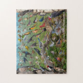 ノースカロライナの裏庭の鳥 ジグソーパズル (縦)