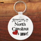ノースカロライナの誰かが私を愛している キーホルダー (正面)