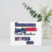 ノースカロライナの誰かが私を愛している ポストカード (スタンド正面)
