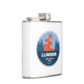 ノースカロライナの風光明媚な川 フラスク (右)