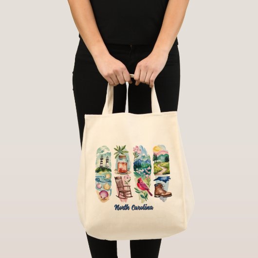 ノースカロライナの風景 トートバッグ (正面(商品))