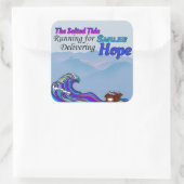 ノースカロライナの2024インパクトステッカー スクエアシール (バッグ)