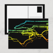 ノースカロライナぼやけーチル ポストカード (正面/裏面)