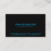 ノースカロライナぼやけーチル 名刺 (裏面)