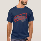 ノースカロライナグランジメンズ海軍Tシャツ製 Tシャツ (正面)