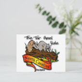 ノースカロライナタールかかと州グレーリス ポストカード (スタンド正面)