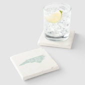 ノースカロライナニックタールヒール州 ストーンコースター (横)