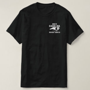 ノースカロライナビッグフットハンターおもしろいサスカッチギフト Tシャツ