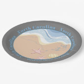 ノースカロライナビーチ ペーパープレート (アングル)