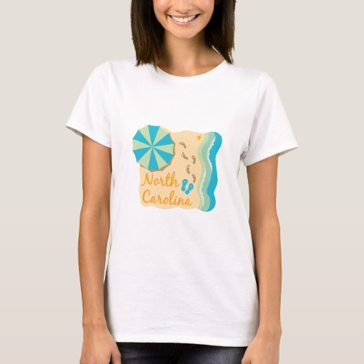ノースカロライナビーチ Tシャツ (正面)