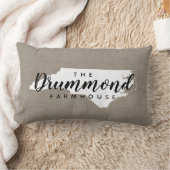 ノースカロライナファミリーモノグラム州装飾用クッション ランバークッション (ブランケット)