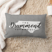 ノースカロライナファミリーモノグラム州装飾用クッション ランバークッション (ブランケット)