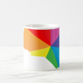 ノースカロライナプライド。 コーヒーマグカップ (中央)