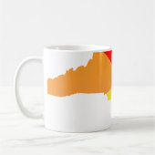 ノースカロライナプライド。 コーヒーマグカップ (左)