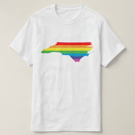 ノースカロライナプライド。 Tシャツ (デザイン正面)