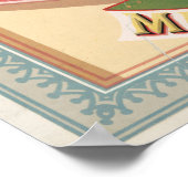 ノースカロライナヴィンテージたばこ広告印 ポスター (角)