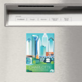 ノースカロライナ冷蔵庫磁石シャーロット マグネット (インサイチュ (食洗機))