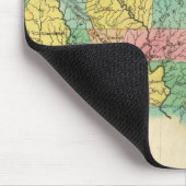 ノースカロライナ地図 マウスパッド (コーナー)